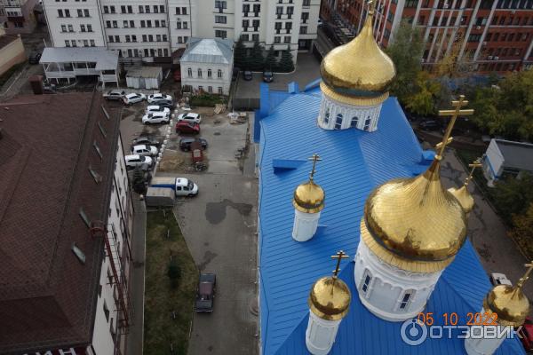 Смотровая площадка Богоявленской колокольни в Казани.