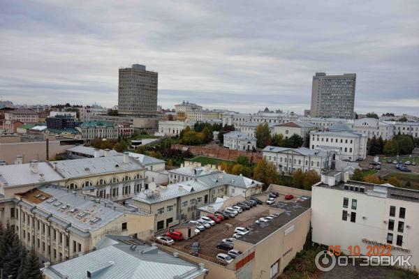 Смотровая площадка Богоявленской колокольни в Казани.