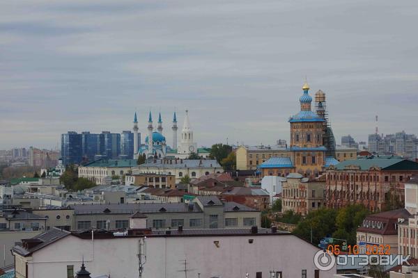 Смотровая площадка Богоявленской колокольни в Казани.