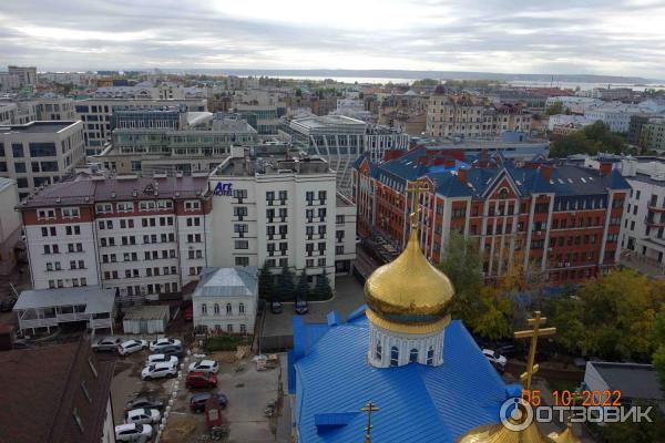 Смотровая площадка Богоявленской колокольни в Казани.