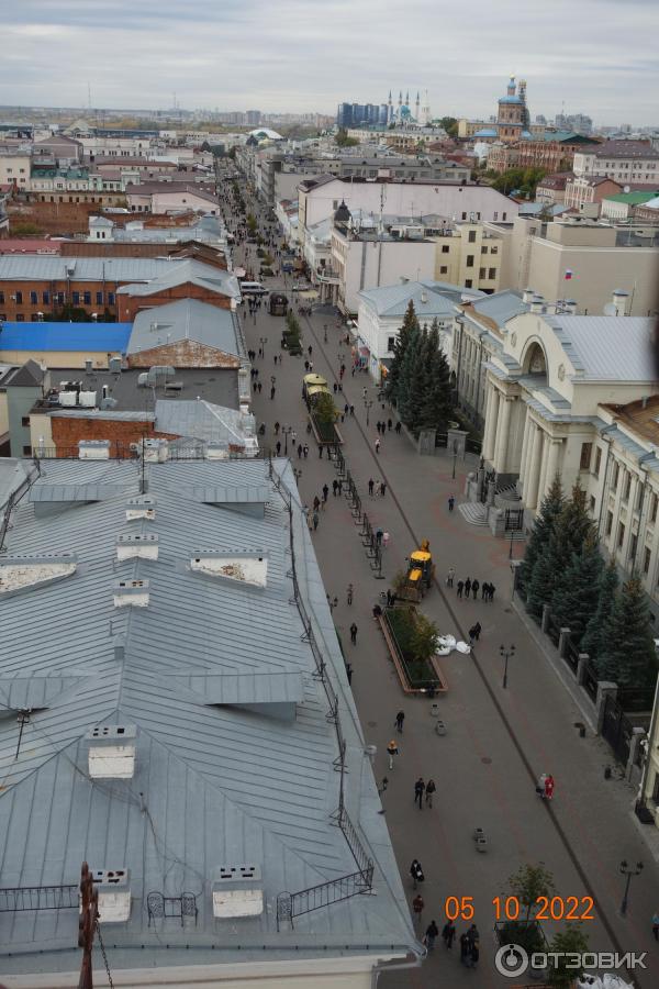 Смотровая площадка Богоявленской колокольни в Казани.