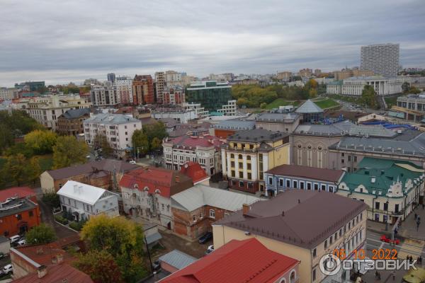 Смотровая площадка Богоявленской колокольни в Казани.