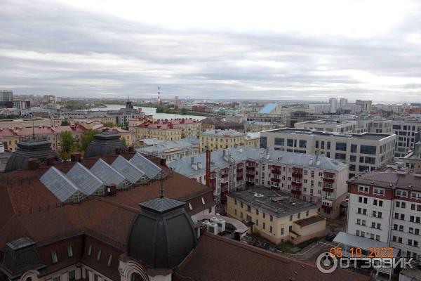 Смотровая площадка Богоявленской колокольни в Казани.