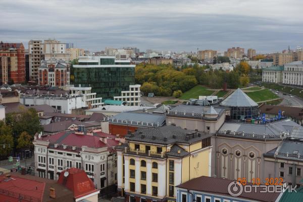 Смотровая площадка Богоявленской колокольни в Казани.