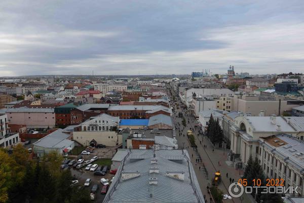 Смотровая площадка Богоявленской колокольни в Казани.