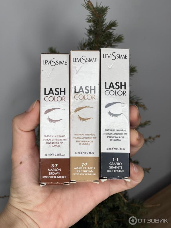 Краска для бровей Levessime lash color фото