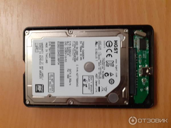 Бокс для 2,5 HDD-SSD USB 2/0 SATA фото