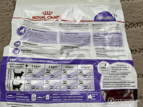 Сухой корм для стерилизованных кошек Royal Canin Sterilized +7 фото