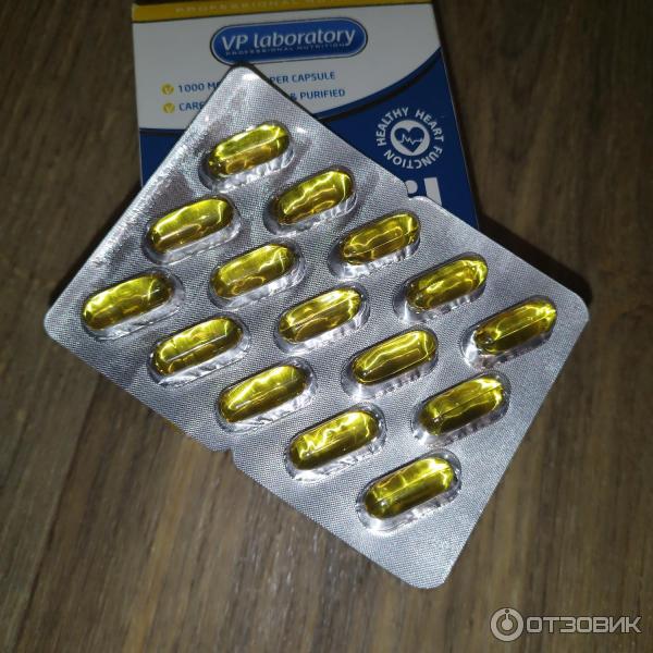 БАД VP Laboratory Fish Oil 1000mg фото