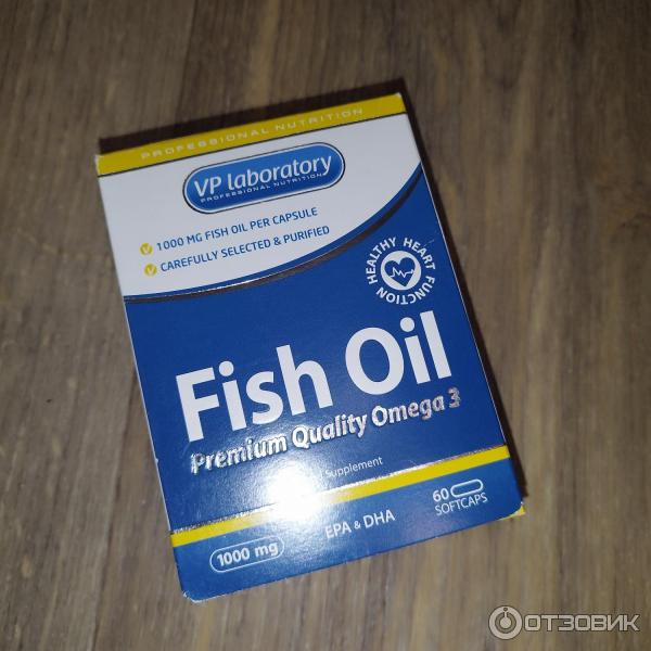 БАД VP Laboratory Fish Oil 1000mg фото