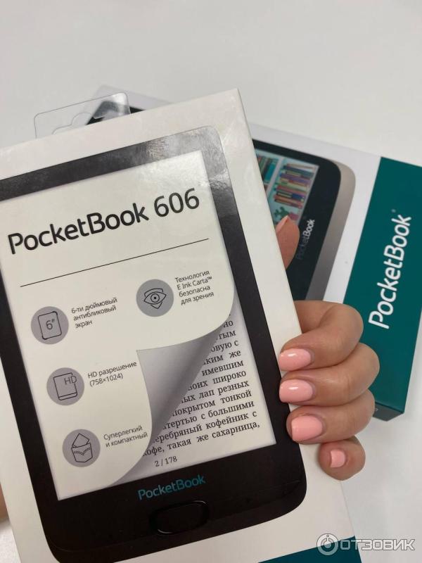 Электронная книга PocketBook 606 фото