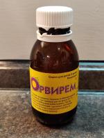 Противовирусный сироп для детей "Орвирем" фото