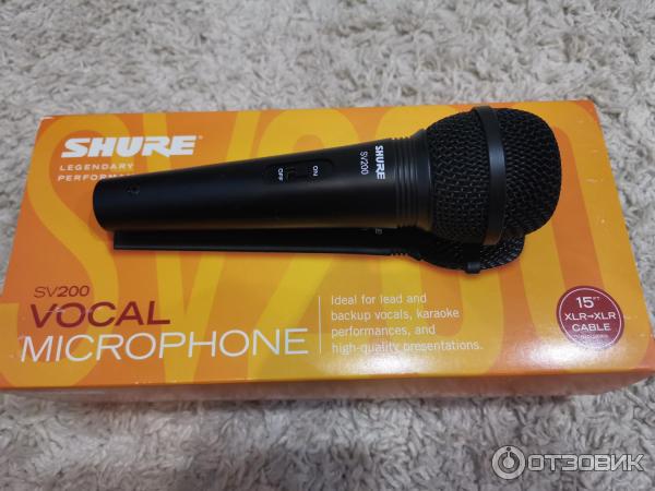 Вокальный микрофон Shure SV200 фото