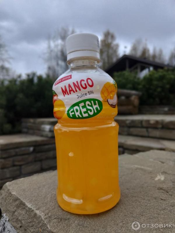 Напиток безалкогольный, негазированный, пастеризованный Вельта-Пенза Fresh Mango с кусочками кокосового желе со вкусом манго фото