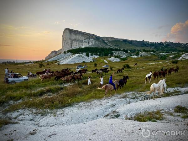 Белая скала  Ак-Кая (Крым) фото