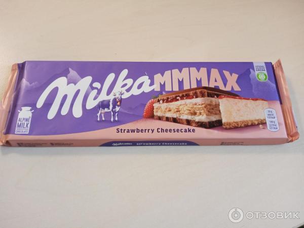 Шоколад Milka Strawberry Cheesecake фото