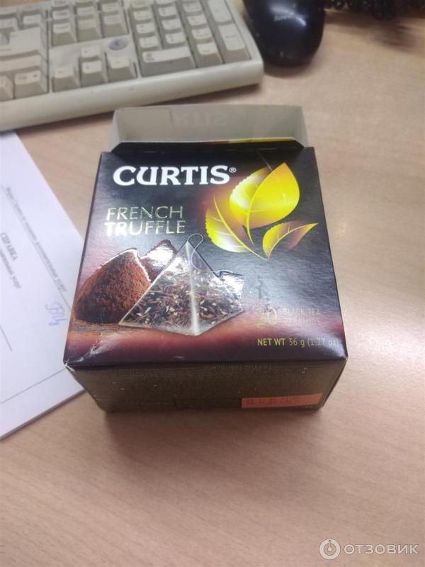 Чай черный Curtis French Truffle Французский трюфель в пирамидках фото