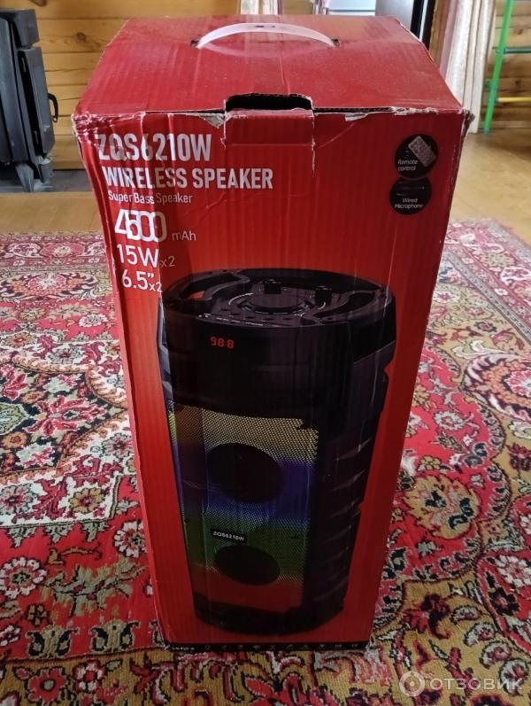 Портативная колонка Speaker BT ZQS 6210W фото