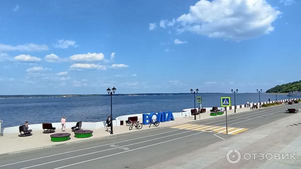 Прогулка по Московской набережной (Россия, Чебоксары) фото