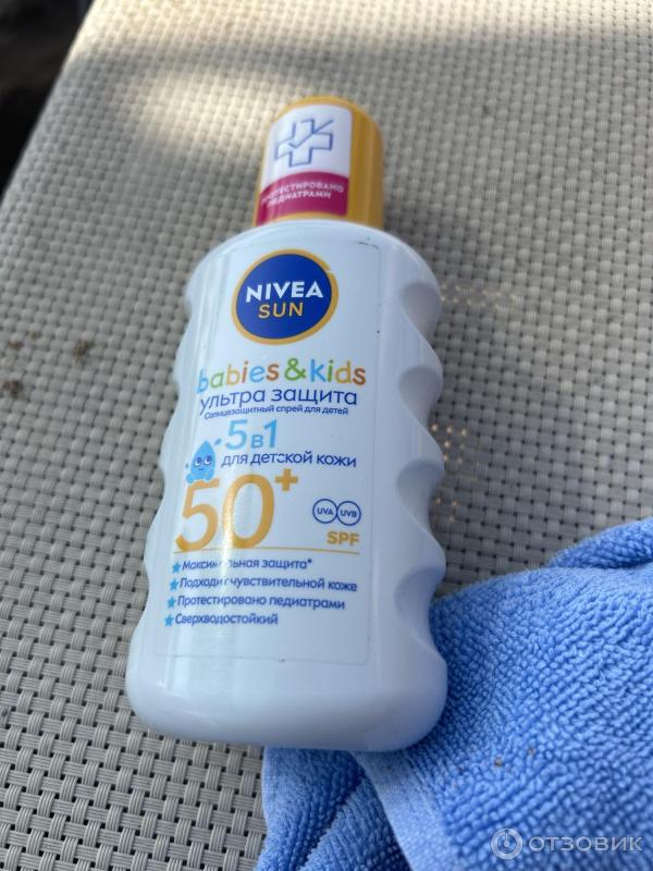 Солнцезащитный спрей для детей Nivea Sun Kids SPF 50 фото