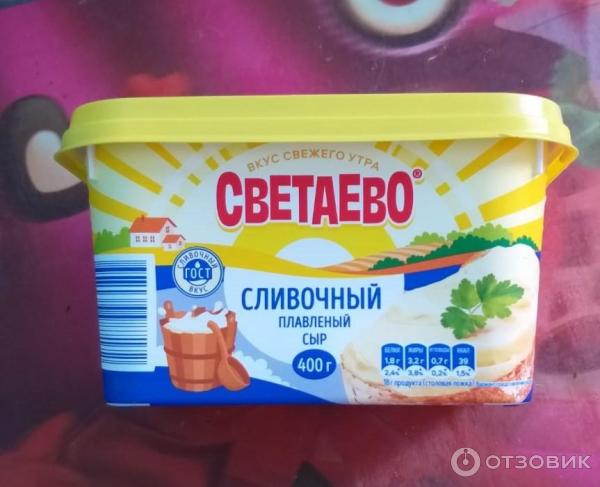 Сыр плавленый Светаево Сливочный фото