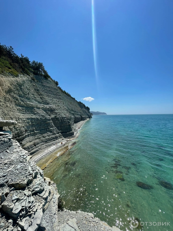 Дикий пляж Сосновка (Россия, Геленджик) фото