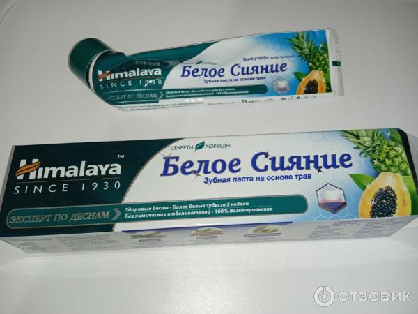 Зубная паста Himalaya Herbals Sparkly White фото