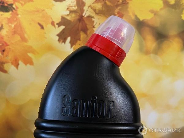 Универсальное средство для чистки сантехники Sanfor Black WC-гель фото