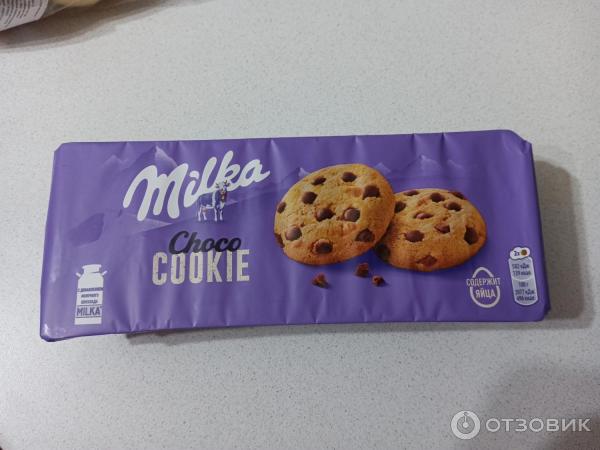 Печенье Милка Choco Cookie с кусочками молочного шоколада