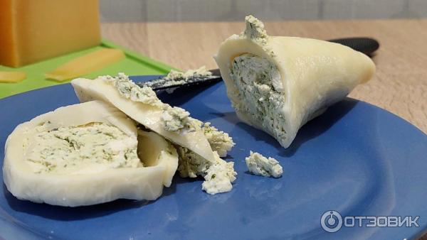 Сыр сулугуни рожок с начинкой. Сырная биржа. Мучные ряды. г. Кострома