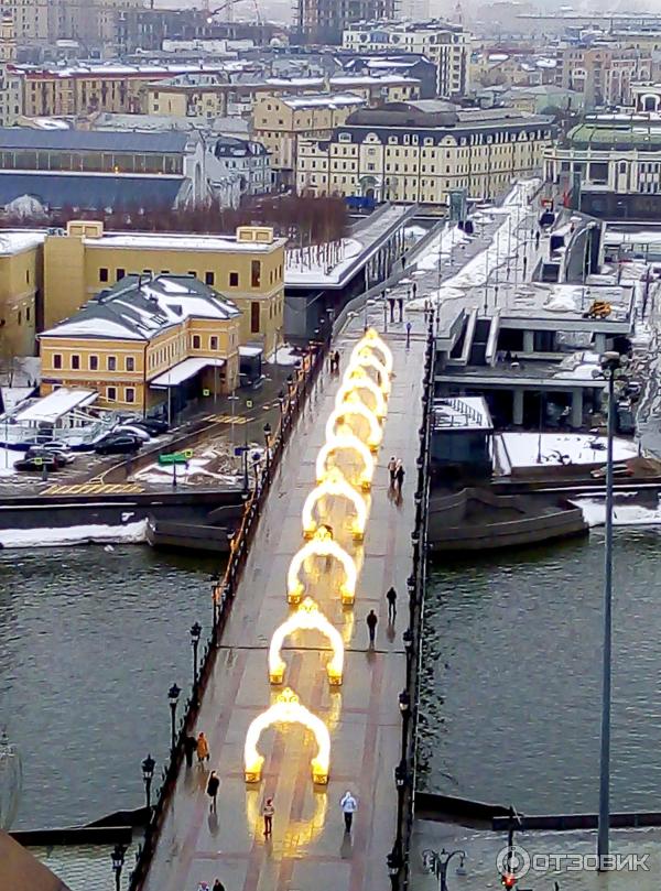 Смотровая площадка храма Христа Спасителя (Россия, Москва) фото