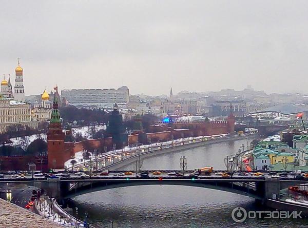 Смотровая площадка храма Христа Спасителя (Россия, Москва) фото