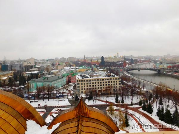 Смотровая площадка храма Христа Спасителя (Россия, Москва) фото