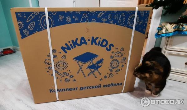 Комплект детской мебели Nika Kids стол и стульчик фото