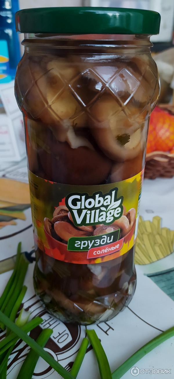 Отзыв о Грузди соленые Global Village | Как-то не очень похоже на ...
