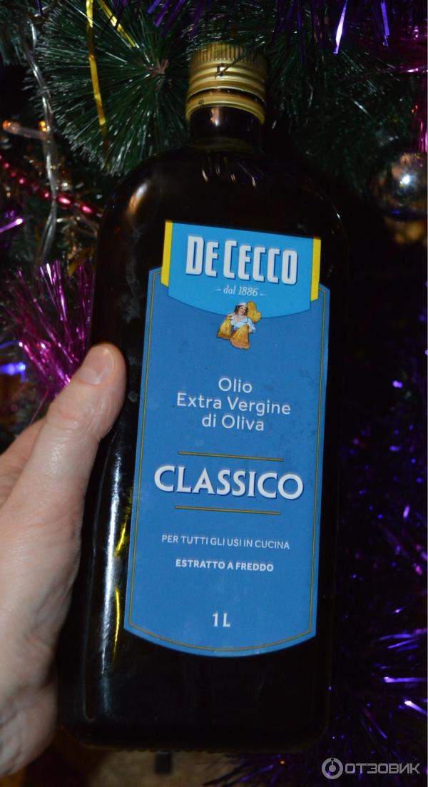 Отзыв о Оливковое масло De Cecco Classico | вкусное масло, удобный объем