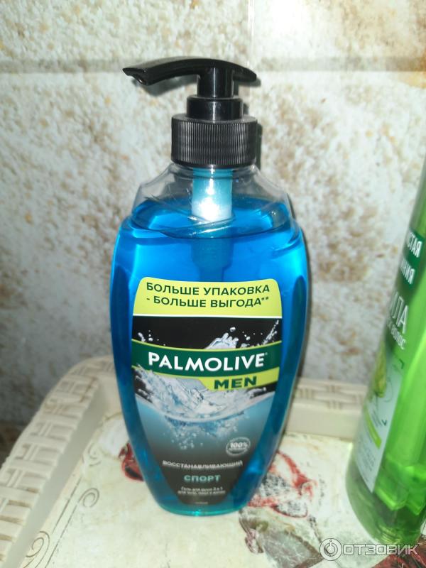 Гель для душа Palmolive Men Спорт восстанавливающий 3 в 1 фото