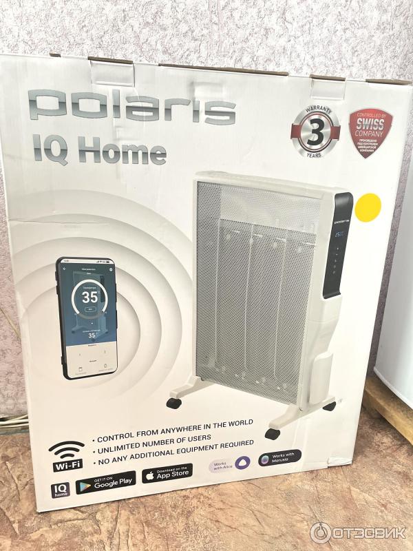 Микатермический обогреватель Polaris PMH 2120 Wi-Fi IQ Home фото