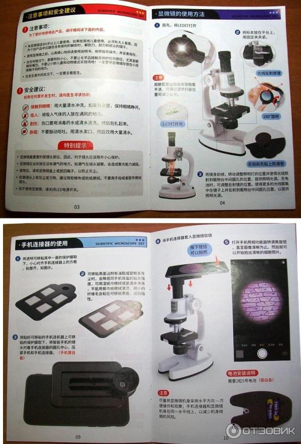 Отзыв о Детский микроскоп Scientific Microscope Set 1311 "MicroWorld ...
