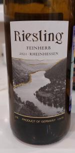 Вино белое полусухое Riesling Rheinhessen Feinherb фото