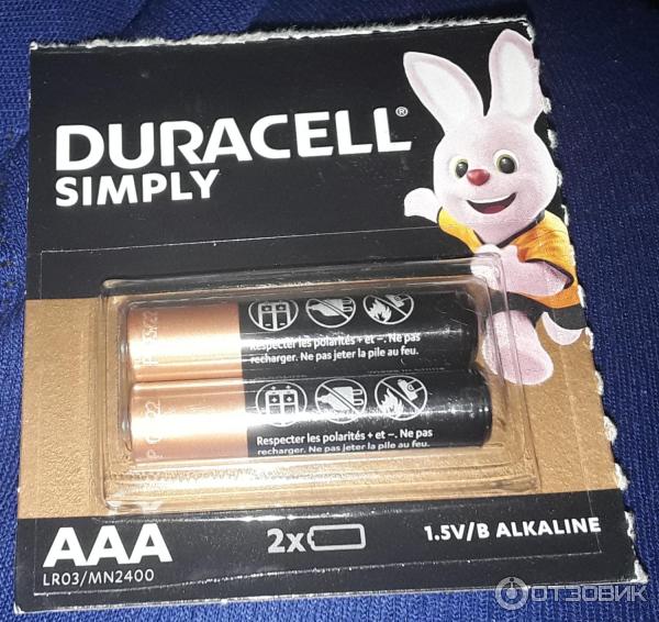 Батарейки Duracell AAA фото