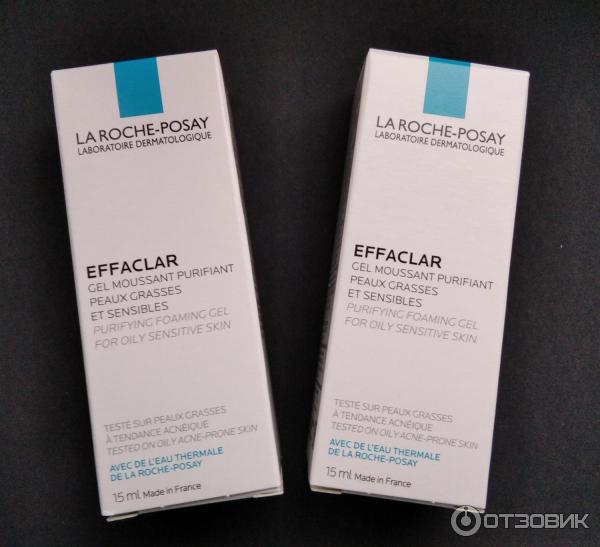 Очищающий пенящийся гель для жирной кожи La Roche-Posay Effaclar фото