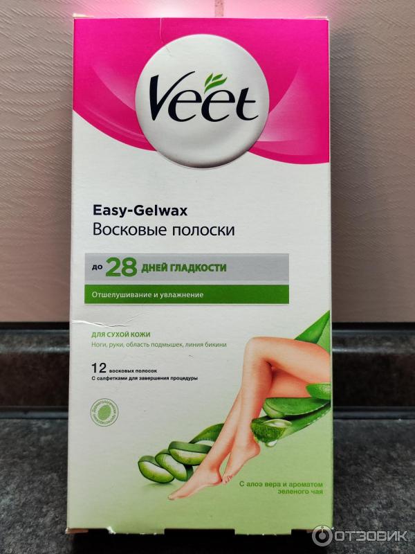 Восковые полоски Veet для сухой кожи фото