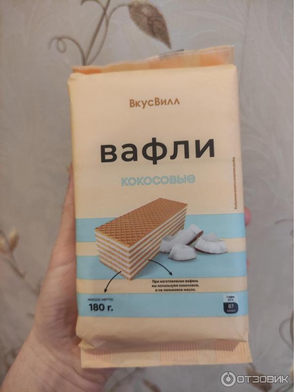 Вафли ВкусВилл Кокосовые фото