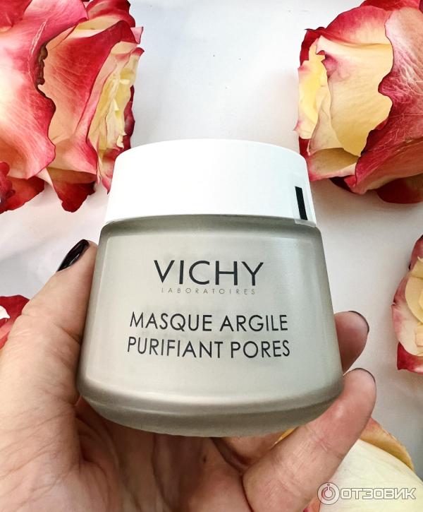 Глубоко очищающая поры минеральная маска с глиной Mineral Masks Pore Purifying Clay Mask VICHY отзыв