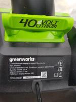 Снегоуборочная машина аккумуляторная Greenworks GD40SB фото