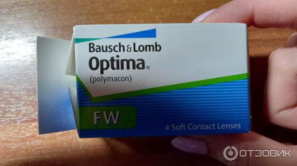 Контактные линзы Bausch&Lomb Optima FM (polymacon) фото