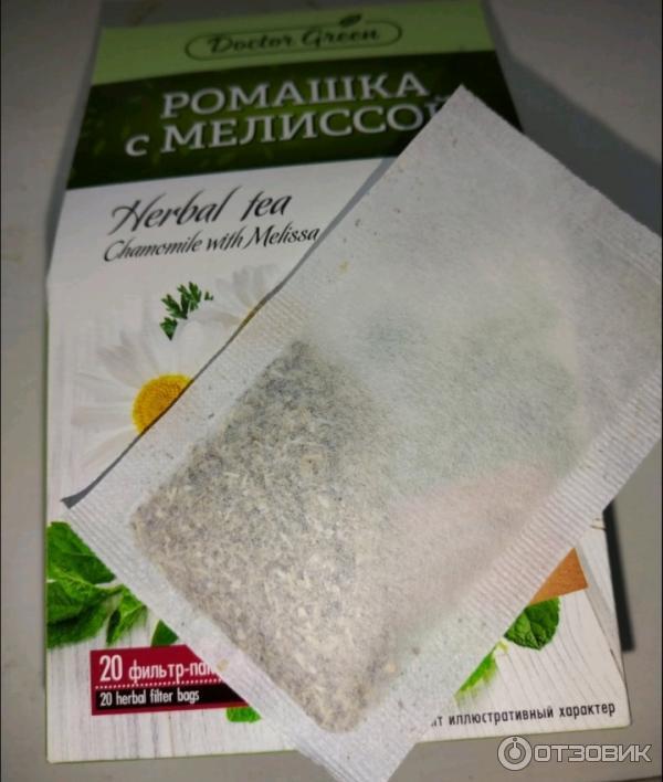 Отзыв о Чайный напиток Doctor Green "Ромашка с мелиссой" | Приятный ...