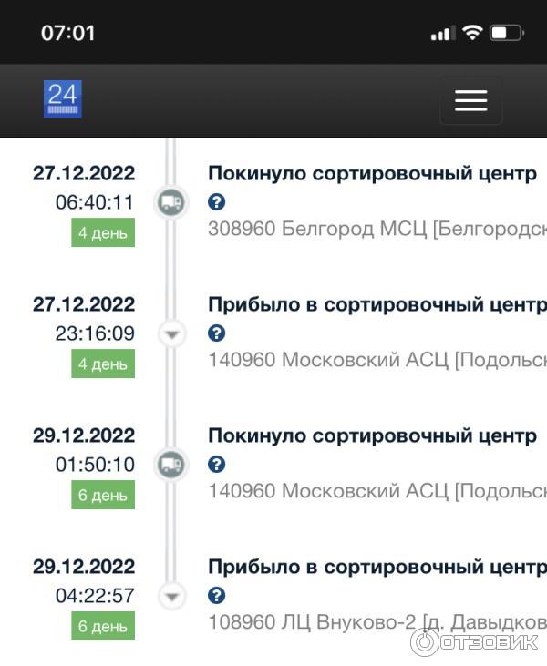 Сортировочный центр почты 108960 63