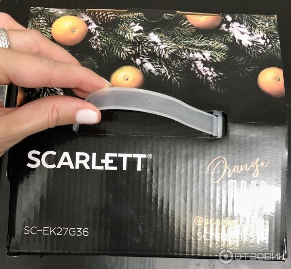 Отзыв о Чайник Scarlett EK27G36 | Новогодний mood мне пришелся по вкусу.
